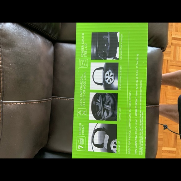 Portable BBQ kettle grill camping fishing hunting - Picture 5 of 7